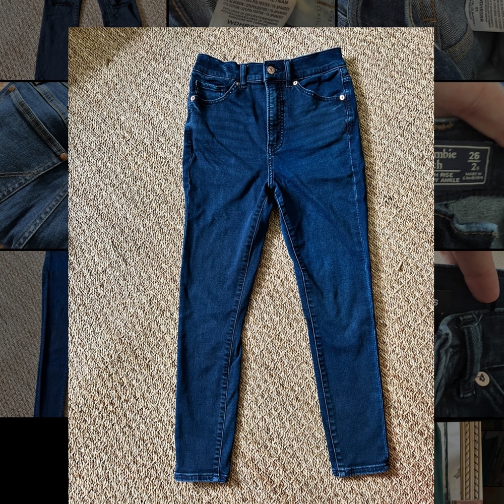 Express super high rise skinny jeans 2S